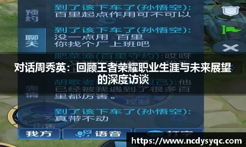 对话周秀英：回顾王者荣耀职业生涯与未来展望的深度访谈
