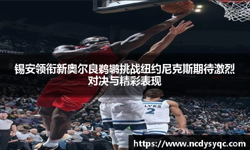 锡安领衔新奥尔良鹈鹕挑战纽约尼克斯期待激烈对决与精彩表现